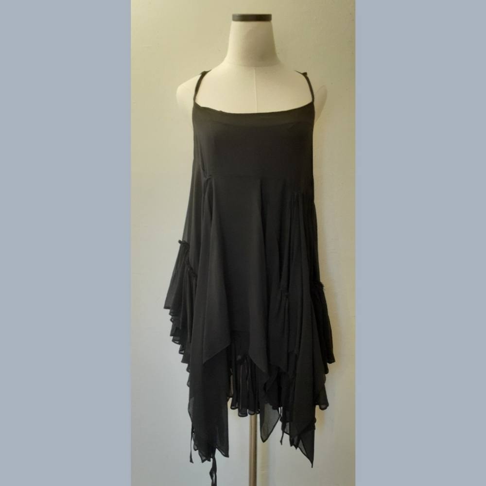 All Saints Nila Dress Tunic Top Black Small